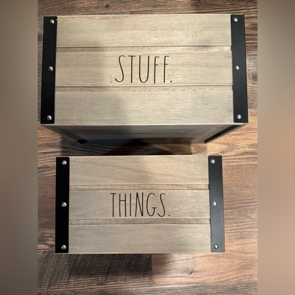 Organizer boxes